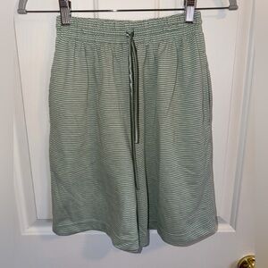 Jaclyn Smith Sport Green Striped Shorts